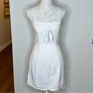 Abercrombie white cotton Mini dress Sz. XS (Tall)